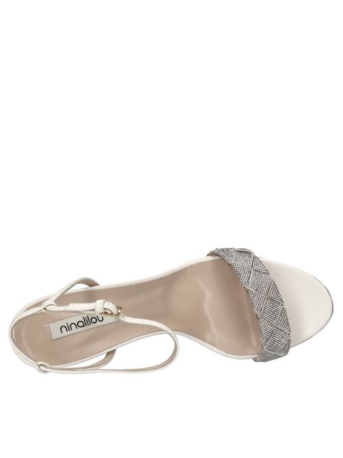 Sandali in pelle e microstrass NINALILOU | 311079B7 NAPPAAVORIO